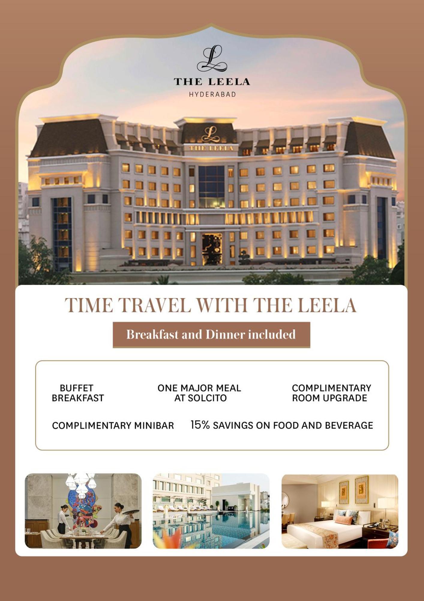The Leela Hyderabad Banjara Hills Hotel Eksteriør billede